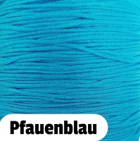 Satinschnur 0,8mm pfauenblau